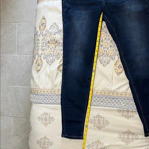 Indigo Poppy Skinny Jeans - Sz 8 - Picture 6 of 6